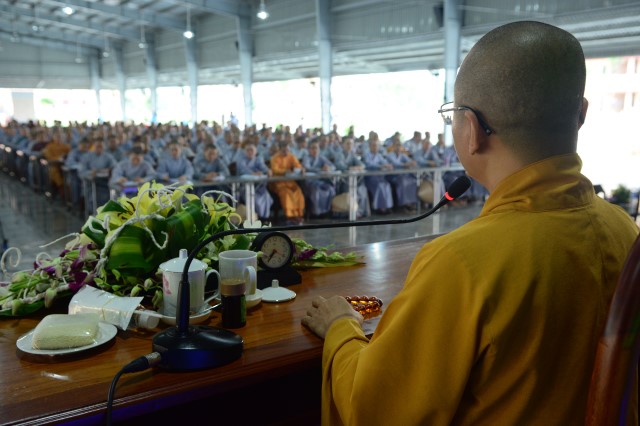 Khóa tu Ngày An Lạc thường kỳ tại Học viện Phật giáo tại TP.HCM
