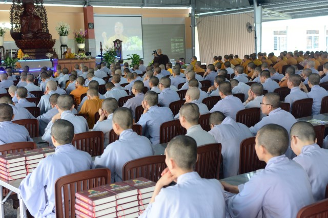 Khóa tu Ngày An Lạc thường kỳ tại Học viện Phật giáo tại TP.HCM