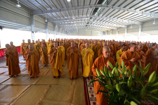 Tăng ni sinh tại học viện PGVN tại TP. HCM bắt đầu vào nề nếp sinh hoạt