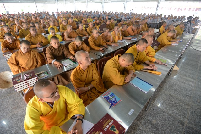 Khóa tu Ngày An Lạc thường kỳ tại Học viện Phật giáo tại TP.HCM