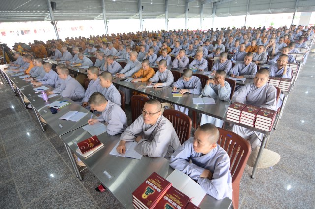 Khóa tu Ngày An Lạc thường kỳ tại Học viện Phật giáo tại TP.HCM