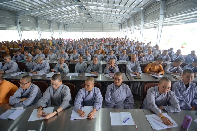 Khóa tu Ngày An Lạc thường kỳ tại Học viện Phật giáo tại TP.HCM