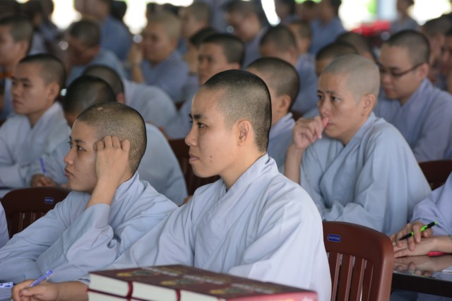Khóa tu Ngày An Lạc thường kỳ tại Học viện Phật giáo tại TP.HCM