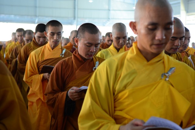 Tăng ni sinh tại học viện PGVN tại TP. HCM bắt đầu vào nề nếp sinh hoạt