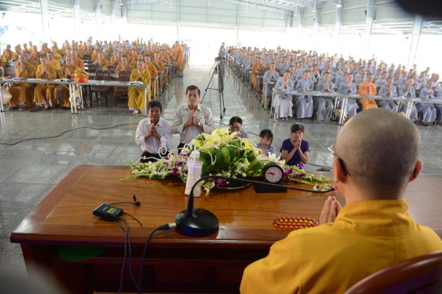 Khóa tu Ngày An Lạc thường kỳ tại Học viện Phật giáo tại TP.HCM