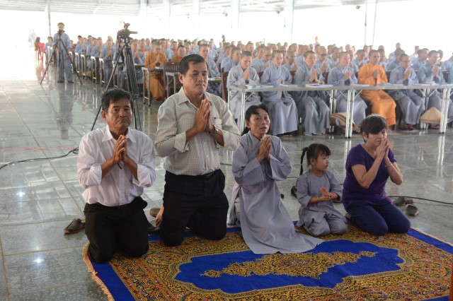 Khóa tu Ngày An Lạc thường kỳ tại Học viện Phật giáo tại TP.HCM