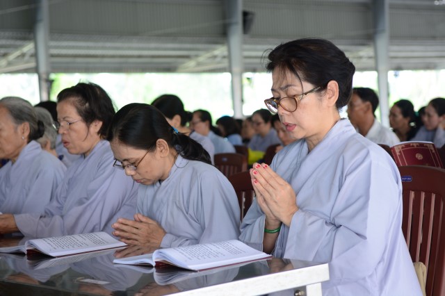 Khóa tu Ngày An Lạc thường kỳ tại Học viện Phật giáo tại TP.HCM