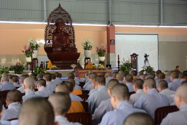 Khóa tu Ngày An Lạc thường kỳ tại Học viện Phật giáo tại TP.HCM