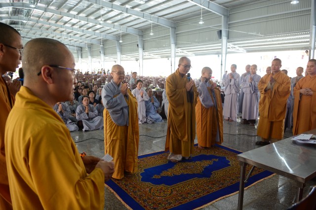 Khóa tu Ngày An Lạc thường kỳ tại Học viện Phật giáo tại TP.HCM