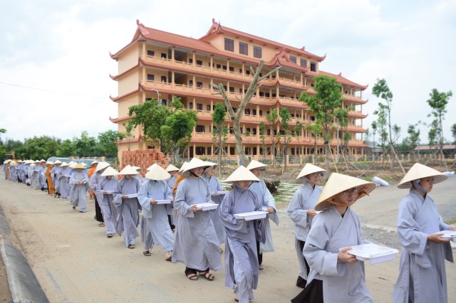 Khóa tu Ngày An Lạc thường kỳ tại Học viện Phật giáo tại TP.HCM