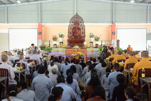 Khóa tu Ngày An Lạc thường kỳ tại Học viện Phật giáo tại TP.HCM