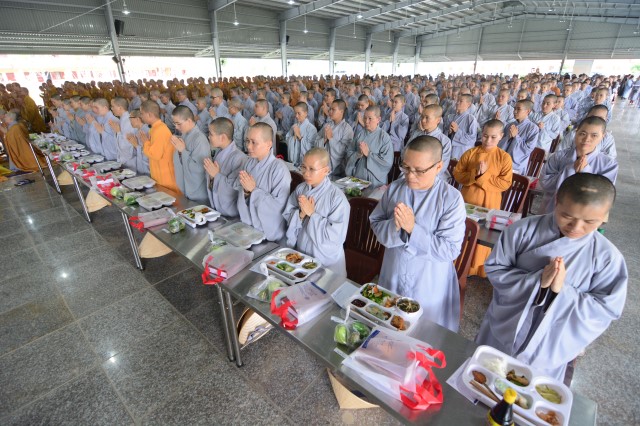 Khóa tu Ngày An Lạc thường kỳ tại Học viện Phật giáo tại TP.HCM