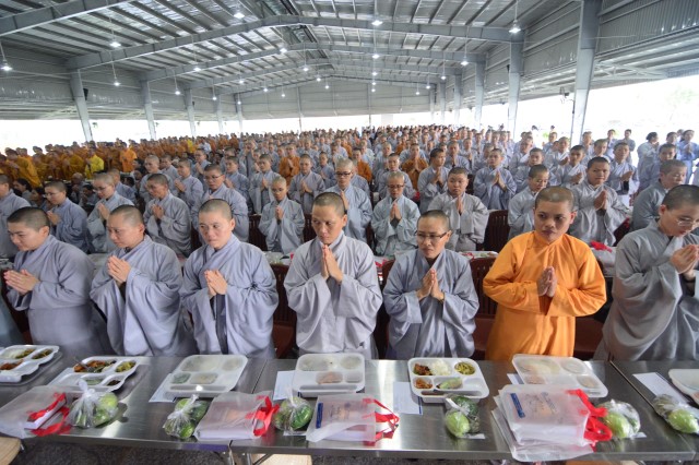 Khóa tu Ngày An Lạc thường kỳ tại Học viện Phật giáo tại TP.HCM