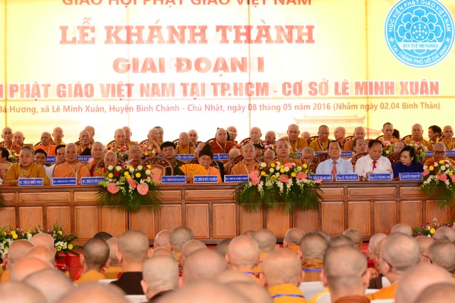 TP.HCM: Long trọng tổ chức lễ khánh thành giai đoạn 1 HVPGVN tại TP. HCM
