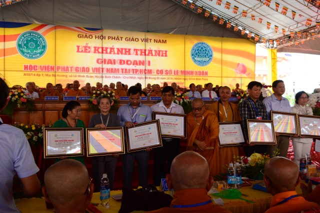 TP.HCM: Long trọng tổ chức lễ khánh thành giai đoạn 1 HVPGVN tại TP. HCM