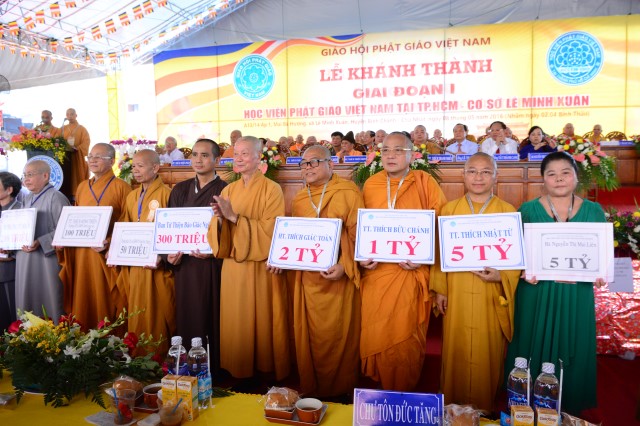 TP.HCM: Long trọng tổ chức lễ khánh thành giai đoạn 1 HVPGVN tại TP. HCM