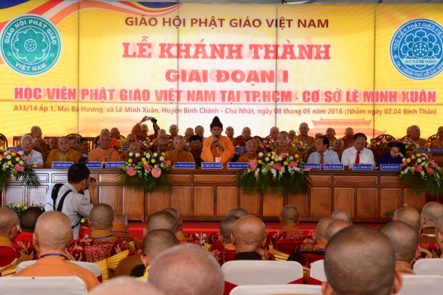 TP.HCM: Long trọng tổ chức lễ khánh thành giai đoạn 1 HVPGVN tại TP. HCM
