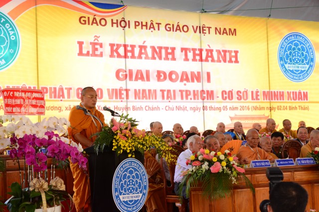 TP.HCM: Long trọng tổ chức lễ khánh thành giai đoạn 1 HVPGVN tại TP. HCM