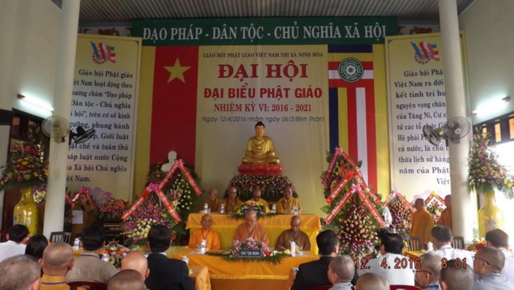 Phật giáo Ninh Hòa: Đại hội đại biểu nhiệm kỳ VI (2016-2021)
