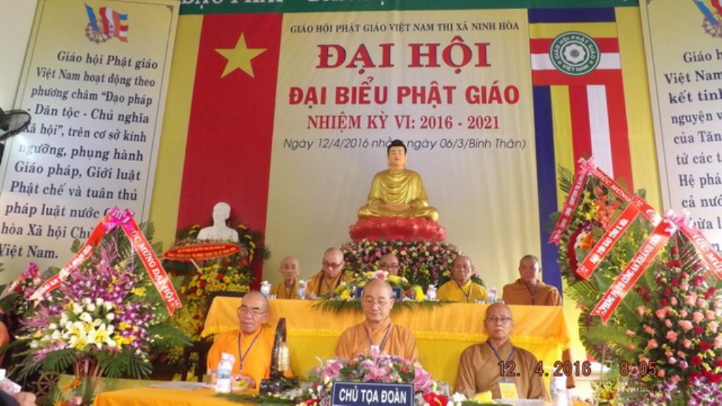 Phật giáo Ninh Hòa: Đại hội đại biểu nhiệm kỳ VI (2016-2021)