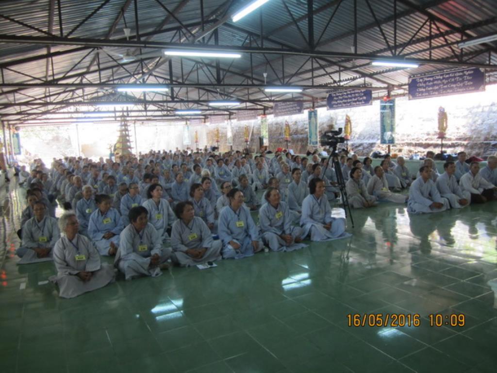 Thượng tọa Thích Quảng Thiện thuyết giảng tại chùa Linh Sơn Pháp Ấn