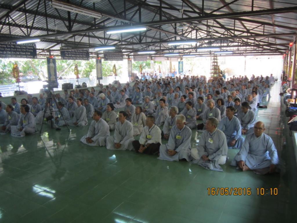 Thượng tọa Thích Quảng Thiện thuyết giảng tại chùa Linh Sơn Pháp Ấn