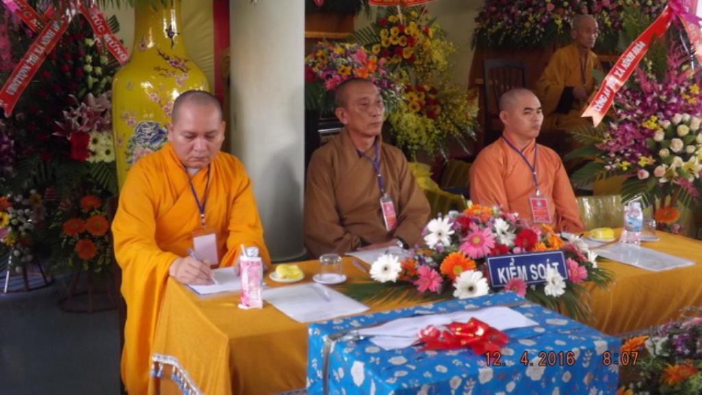 Phật giáo Ninh Hòa: Đại hội đại biểu nhiệm kỳ VI (2016-2021)