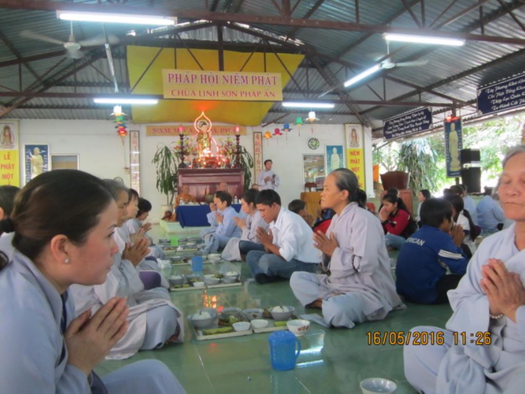 Thượng tọa Thích Quảng Thiện thuyết giảng tại chùa Linh Sơn Pháp Ấn