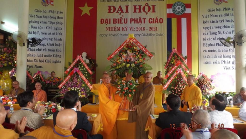 Phật giáo Ninh Hòa: Đại hội đại biểu nhiệm kỳ VI (2016-2021)