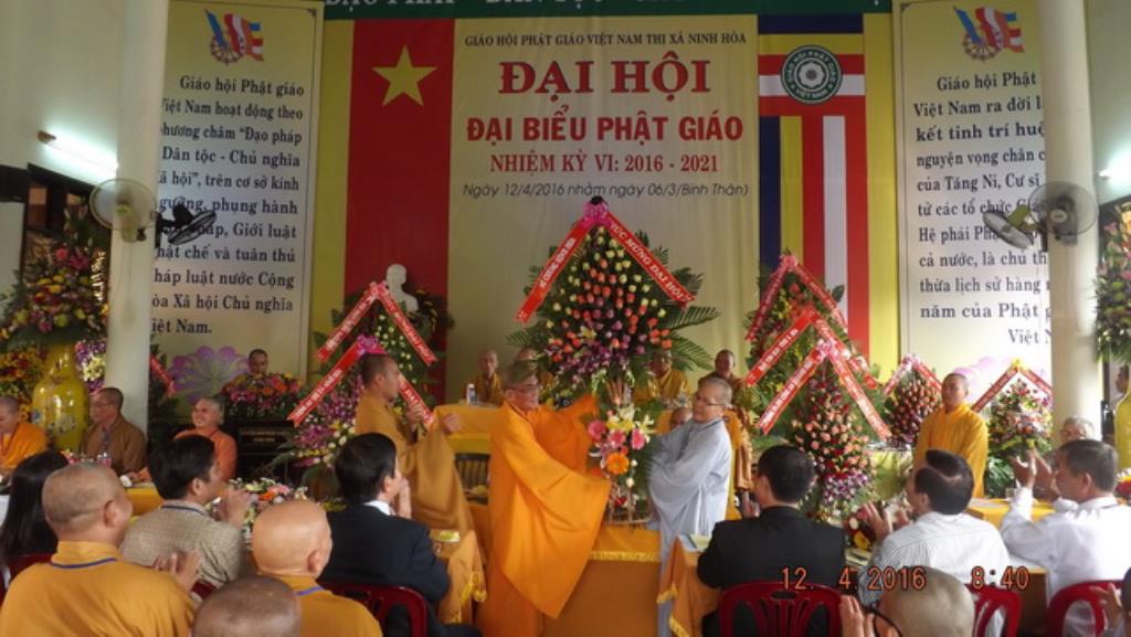 Phật giáo Ninh Hòa: Đại hội đại biểu nhiệm kỳ VI (2016-2021)