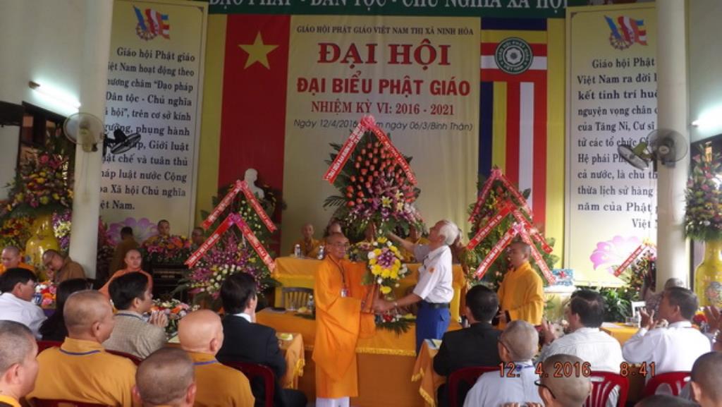 Phật giáo Ninh Hòa: Đại hội đại biểu nhiệm kỳ VI (2016-2021)