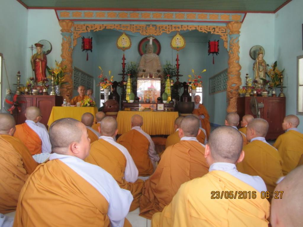 Phật giáo thị xã Ninh Hòa lễ thọ an cư năm Bính Thân
