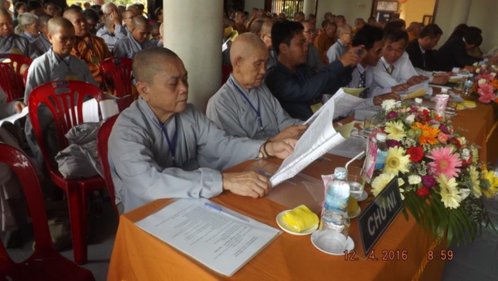 Phật giáo Ninh Hòa: Đại hội đại biểu nhiệm kỳ VI (2016-2021)