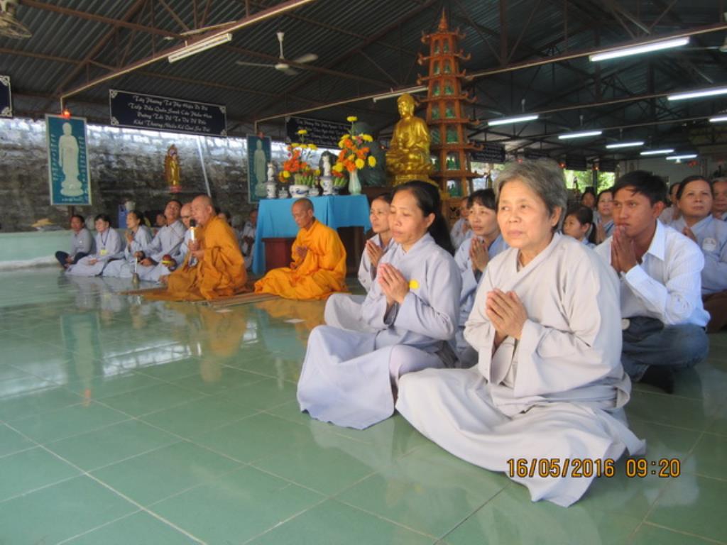 Thượng tọa Thích Quảng Thiện thuyết giảng tại chùa Linh Sơn Pháp Ấn