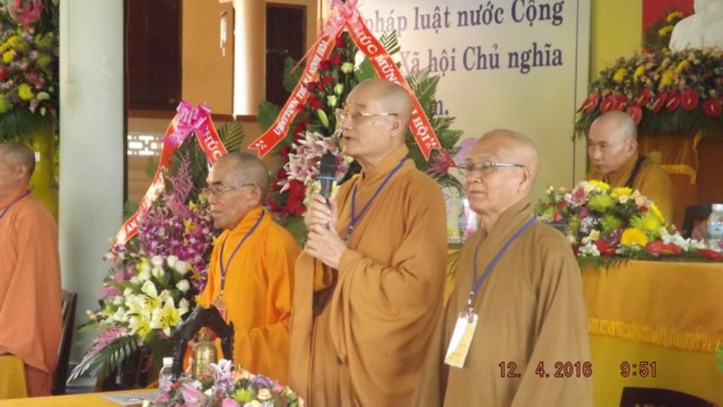 Phật giáo Ninh Hòa: Đại hội đại biểu nhiệm kỳ VI (2016-2021)