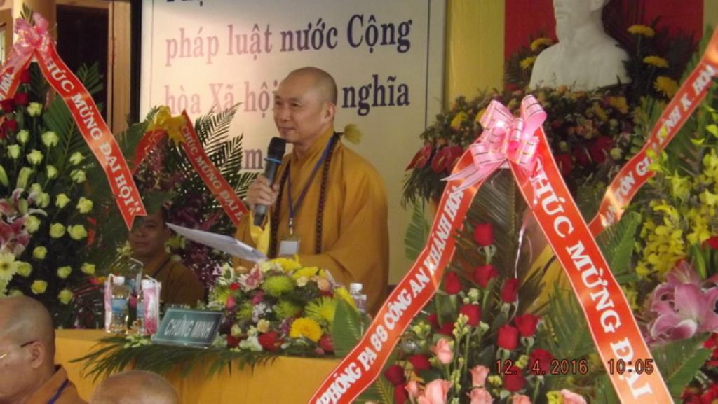 Phật giáo Ninh Hòa: Đại hội đại biểu nhiệm kỳ VI (2016-2021)