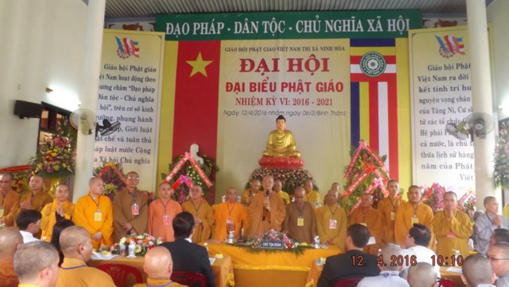 Phật giáo Ninh Hòa: Đại hội đại biểu nhiệm kỳ VI (2016-2021)