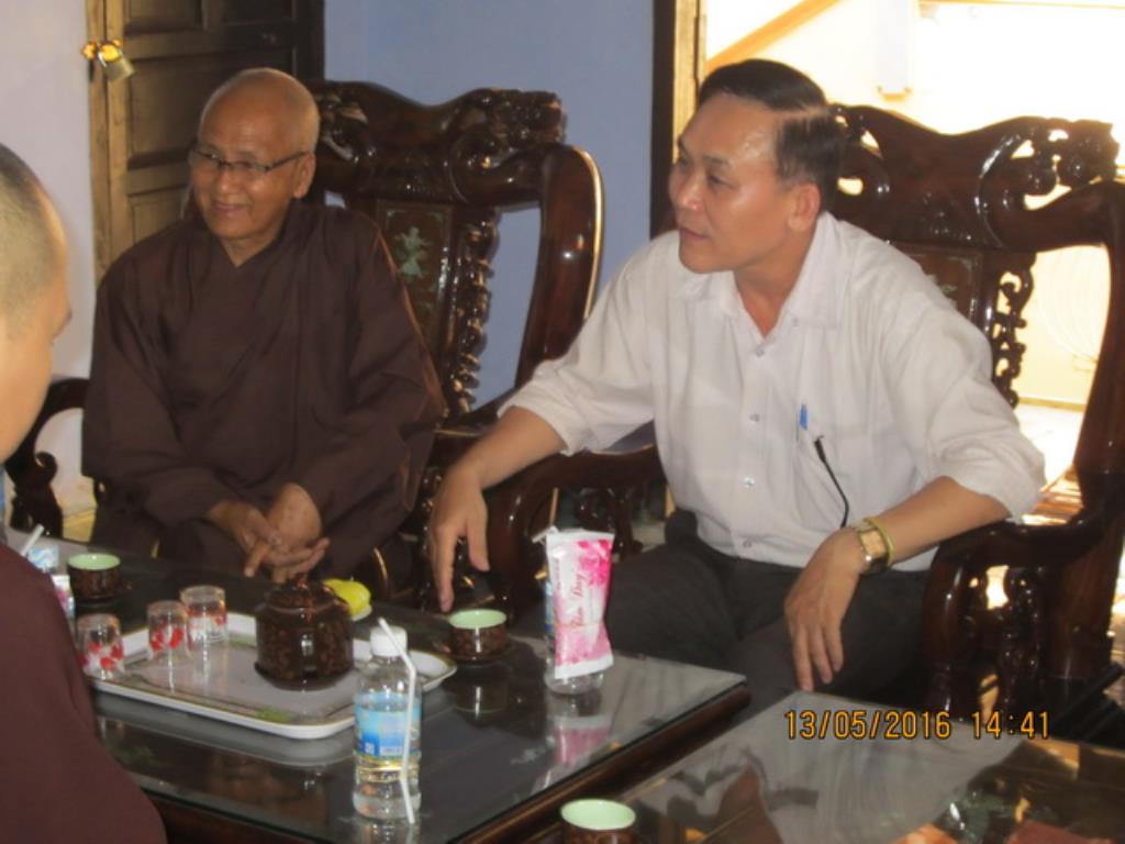 Lãnh đạo chính quyền tỉnh Khánh Hòa thăm Phật giáo thị xã Ninh Hòa