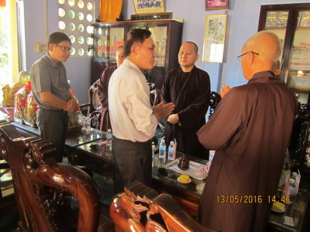 Lãnh đạo chính quyền tỉnh Khánh Hòa thăm Phật giáo thị xã Ninh Hòa