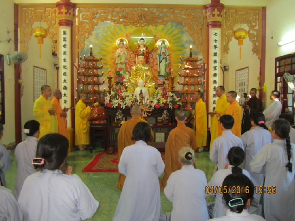 Chùa Linh Quang tổ chức cầu siêu bạt độ