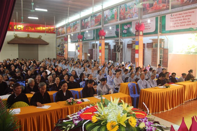 Thanh Hóa: Bế giảng lớp giáo lý dành cho cư sỹ Phật tử khóa thứ I năm thứ 9