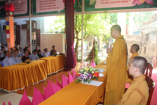 Thanh Hóa: Bế giảng lớp giáo lý dành cho cư sỹ Phật tử khóa thứ I năm thứ 9