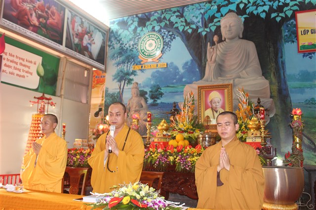Thanh Hóa: Bế giảng lớp giáo lý dành cho cư sỹ Phật tử khóa thứ I năm thứ 9