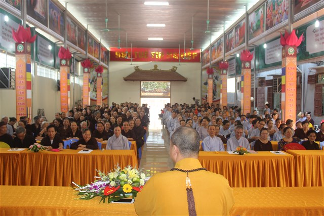 Thanh Hóa: Bế giảng lớp giáo lý dành cho cư sỹ Phật tử khóa thứ I năm thứ 9