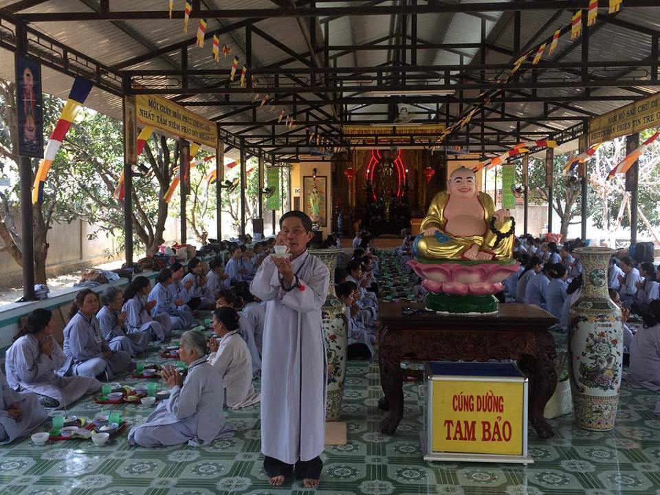 Khánh Hòa: Chùa Sắc tứ Minh Thiện tổ chức khóa tu Niệm Phật Một Ngày An Lạc