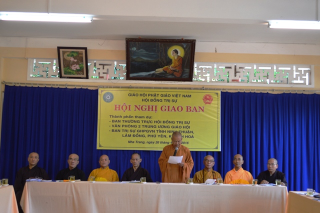 Khánh Hòa: Hội nghị giao ban giữa TƯGH &amp; 4 tỉnh miền Trung