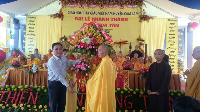 Khánh Hòa: Lễ Khánh thành chùa Hòa Tân (Cam Lâm)