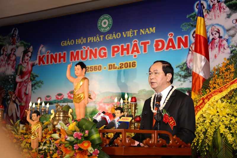 Chủ tịch nước dự Đại lễ Phật đản do TƯ GHPGVN tổ chức