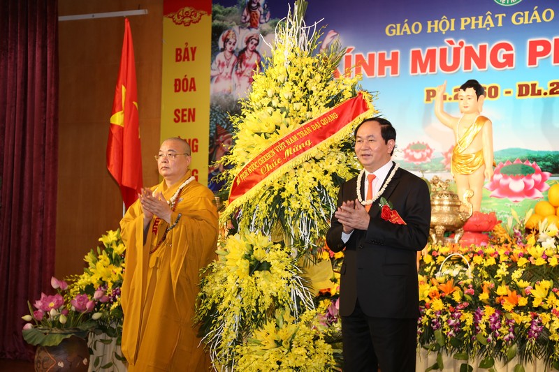 Chủ tịch nước dự Đại lễ Phật đản do TƯ GHPGVN tổ chức