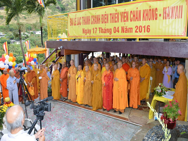 Đại lễ Lạc Thành Ngôi chánh điện - Thiền viện Chân Không,Hawaii - Hoa Kỳ